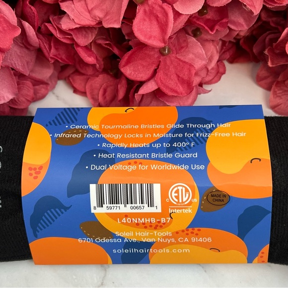 Soleil Mini Heat Brush in Apricot - Picture 10 of 10